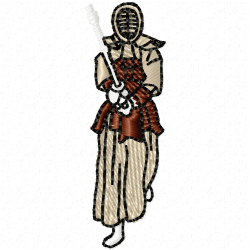 Fencing Embroidery Design 7